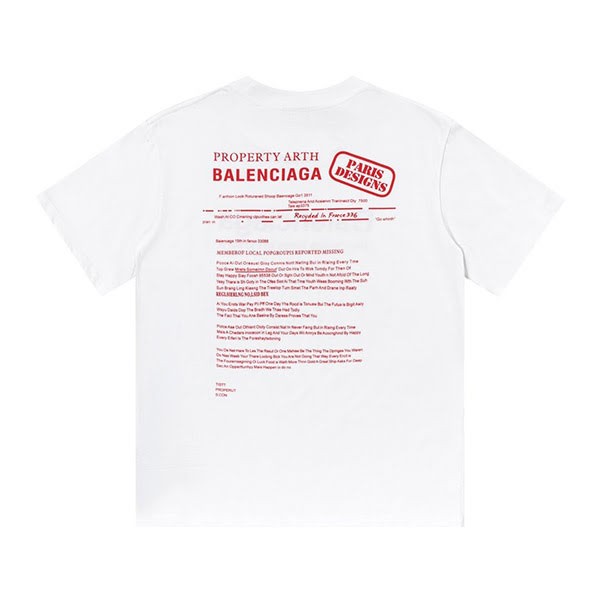 バレンシアガ ロゴ半袖Tシャツ 偽物 ban43629